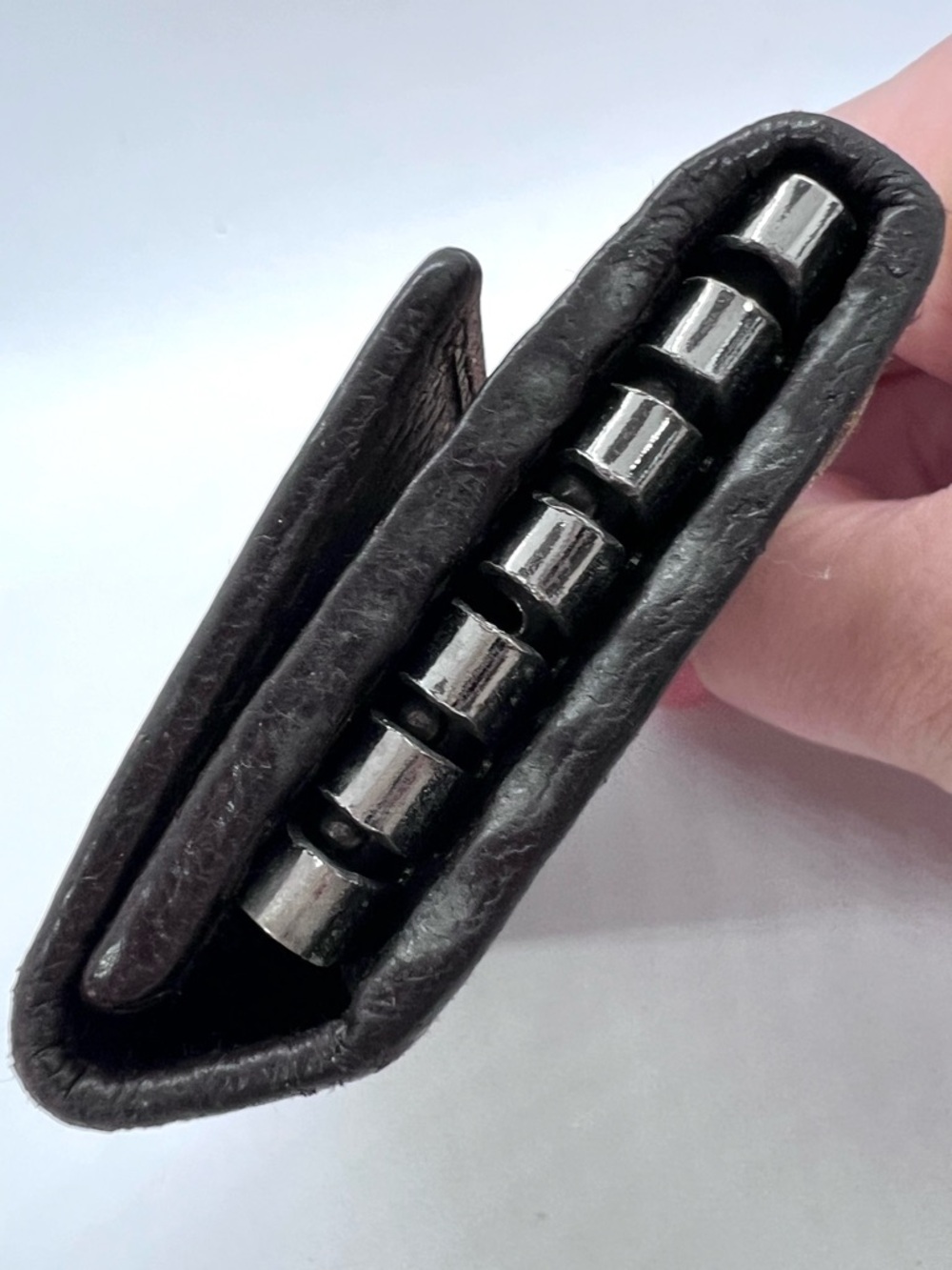 Gucci GG Canvas 6 Ring Key Holder Wallet Monogram w/3 Hooks + Ring GUC - Picture 7 of 16